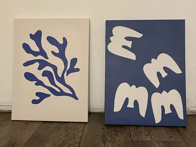 Small Blue And White Paintings