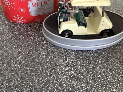 Relic by Fossil Watch Co. Metal Golf Cart Desk Clock