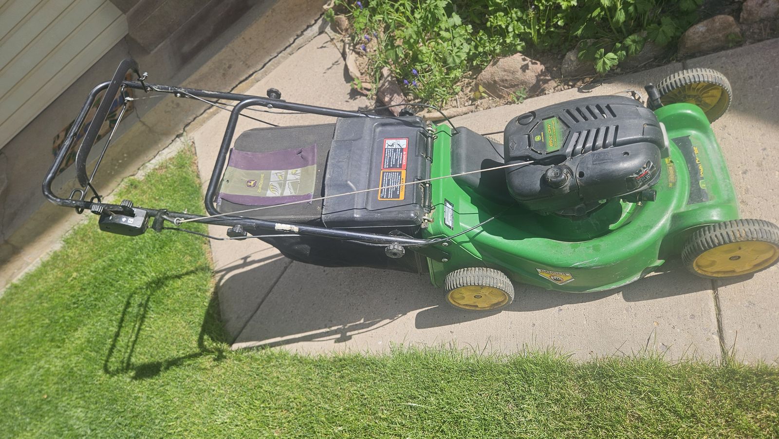John Deere JA62 Walk Behind Rotary Rower-Incl. Extra Parts - Runs Great!