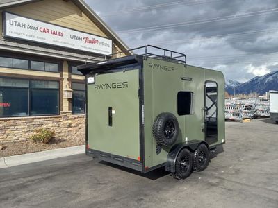 2026 RAYNGER Raynger 7x13 Off Road Toy Hauler Camper Enclosed UTV/ATV Pkg, Insulated, A/ New