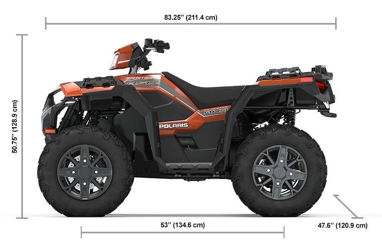 2020 Polaris Sportsman® 850 Premium Trail Matte Orange Rust
