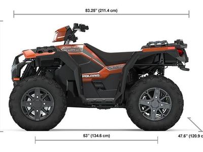 2020 Polaris Sportsman® 850 Premium Trail Matte Orange Rust