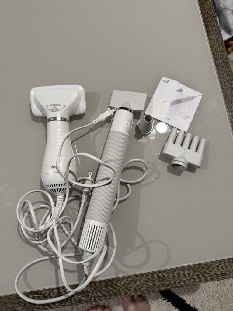 Ultimate Pet Grooming Bundle: uahpet High-Velocity Dryer + 2-in-1 Brush Dryer