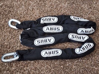 6ft long, 1/2" thick, 20lbs, ABUS Security Chain