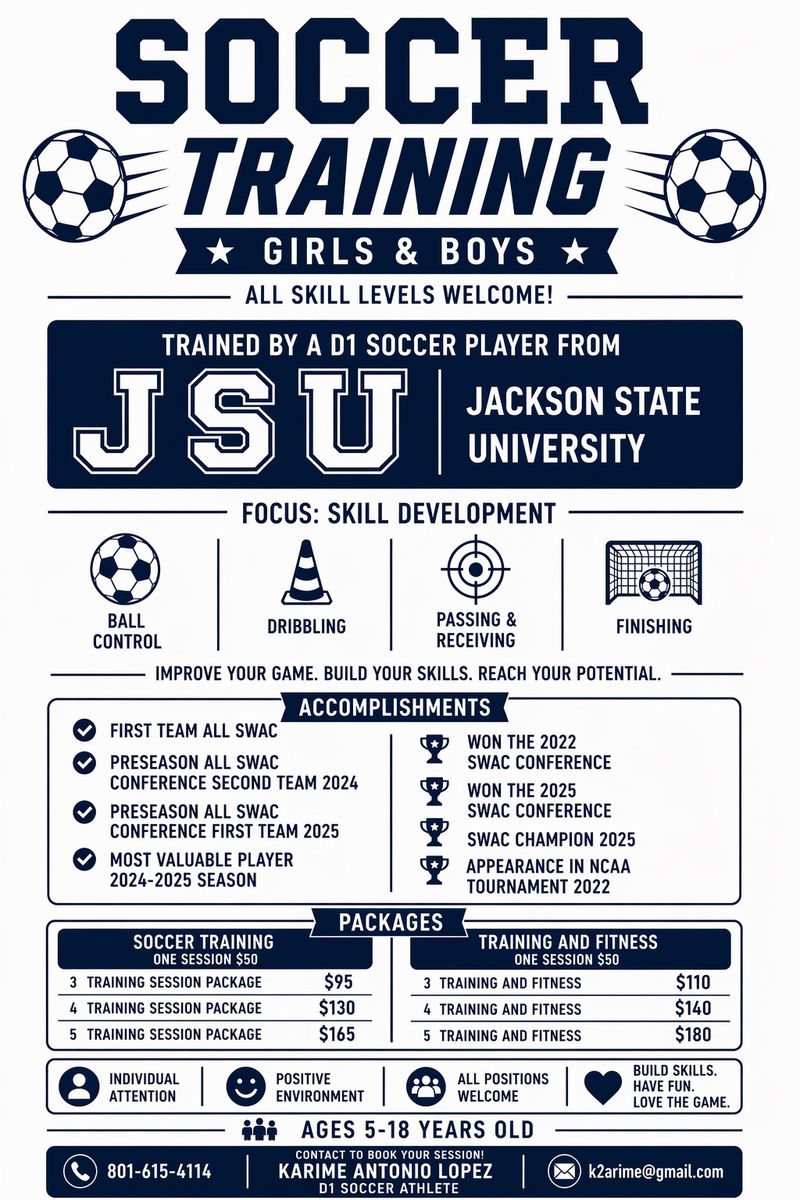 Personal Soccer Trainings!