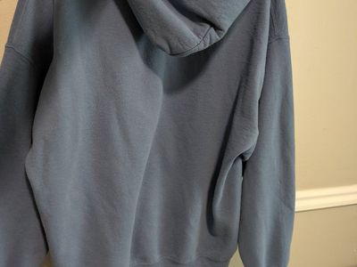 Gildan Heavy Blend Hoodie XL Blue Pullover Sweatshirt with Pouch Pocket