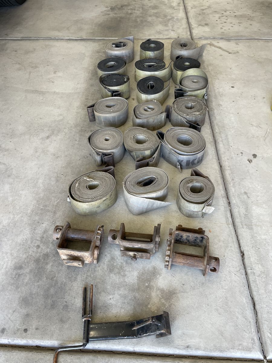 Cargo Straps 4" Flatbed Trailer
