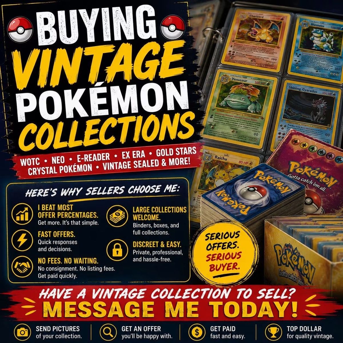 Buying Vintage Pokemon Collections