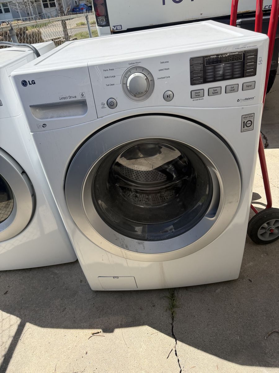 Used LG Washer And electric Dryer