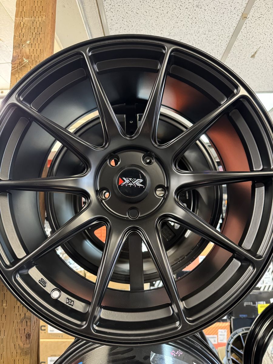 Brand new set of 4 wheels XXR 5279865-22 Flat Black 19x8.75 5x 4.5 +38 Offset