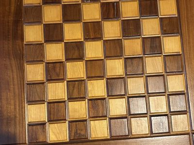 Wood Chess Table