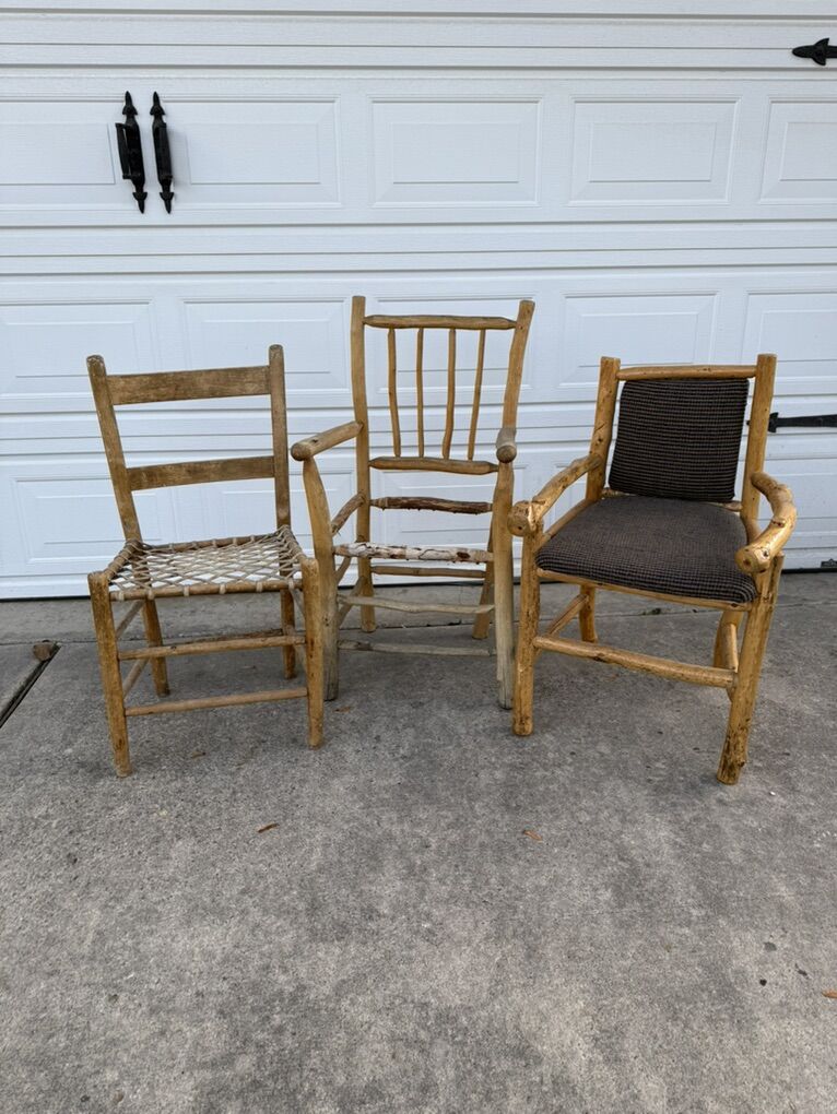 Adirondack Chairs, Hand Crafted $55.00