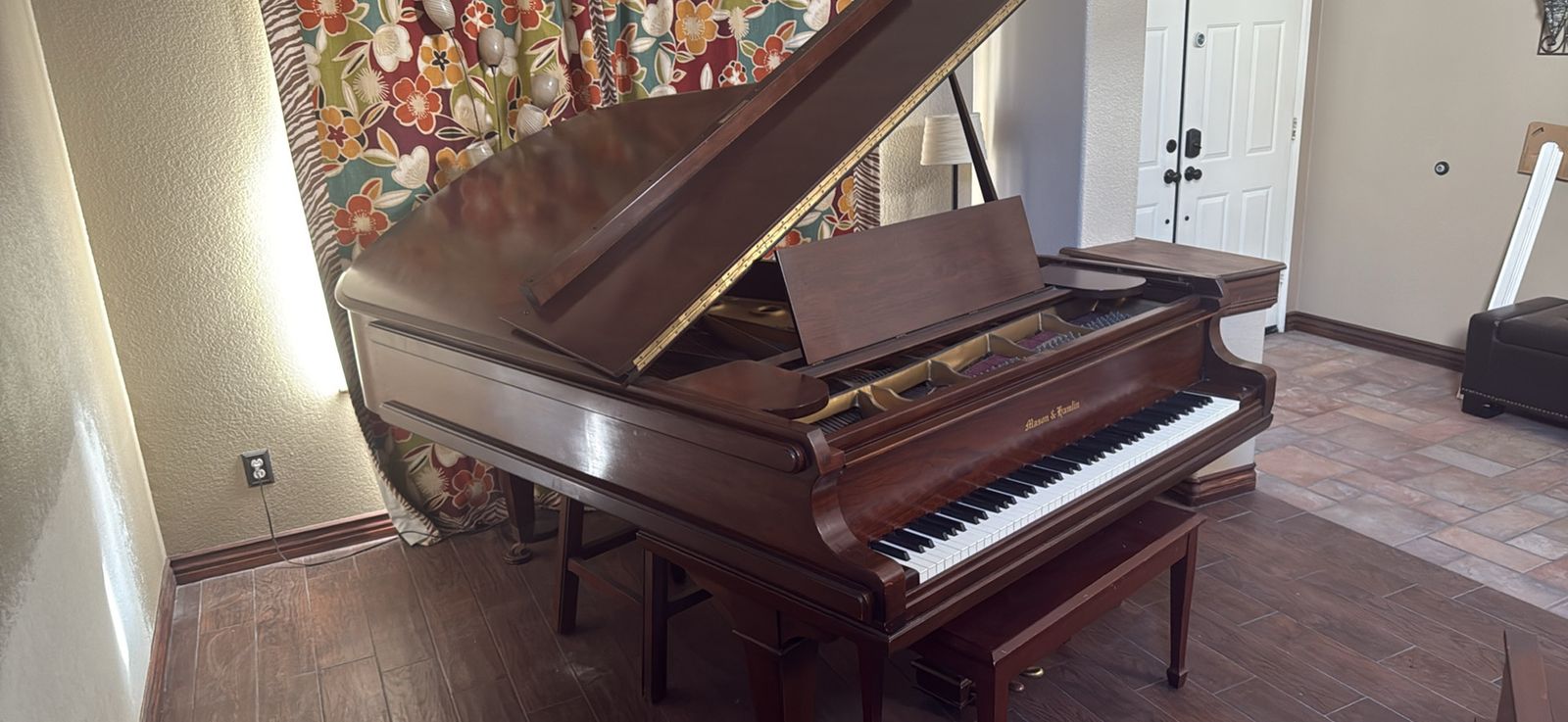 Mason & Hamlin Model BB Grand Piano with Bench - Serial 86794