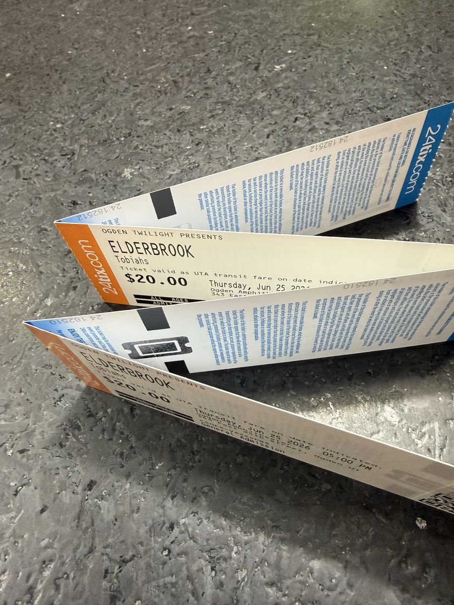 Elderbrook GA paper tickets
