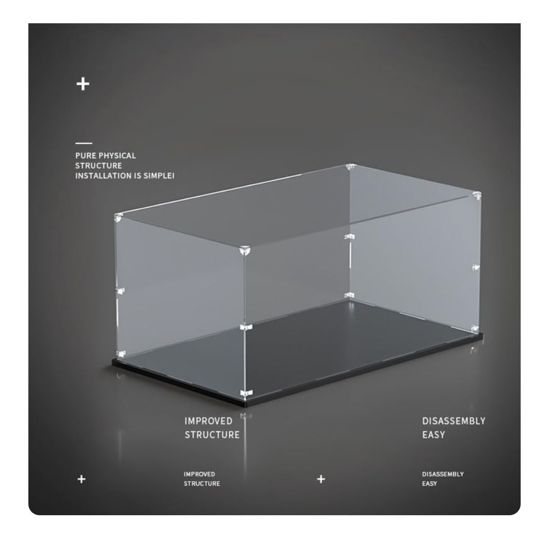 New, 3MM Acrylic Display Case