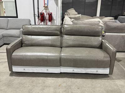 NEW* TOP GRAIN SOFA SET ELECTRIC RECLINERS
