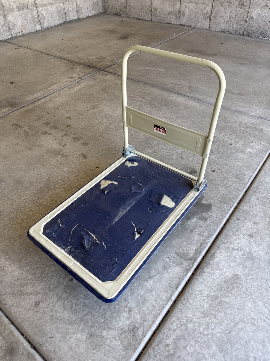 HaulMaster 24" x 36" Folding Platform Truck Cart - Portable Utility Dolly