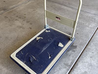 HaulMaster 24" x 36" Folding Platform Truck Cart - Portable Utility Dolly