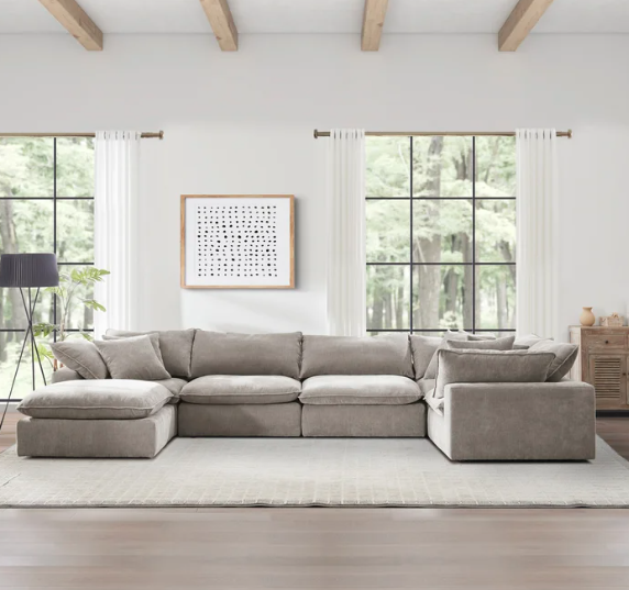 4TH OF JULY LUXURY LIVING | SEREEN TAUPE MODULAR SECTIONAL