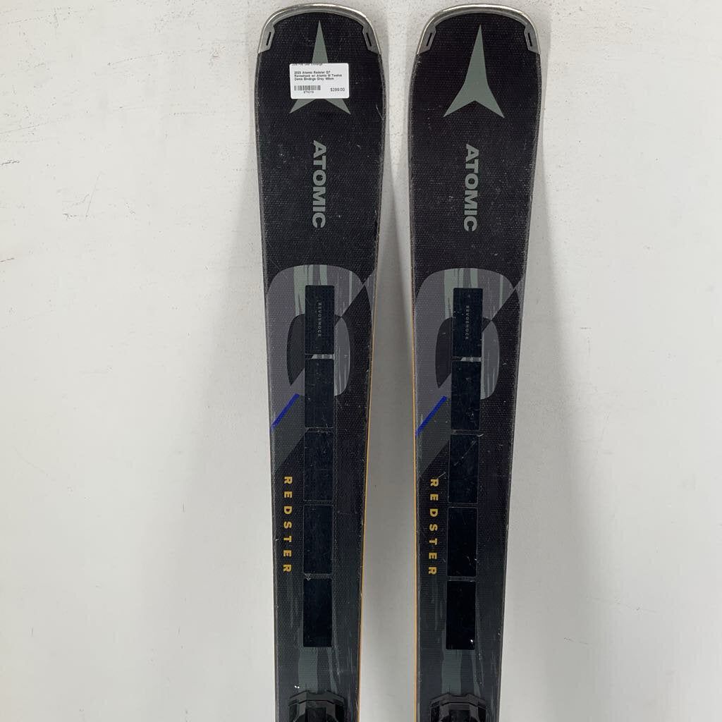 2023 Atomic Redster Q7 Revoshock w/ Atomic M Twelve Demo Bindings