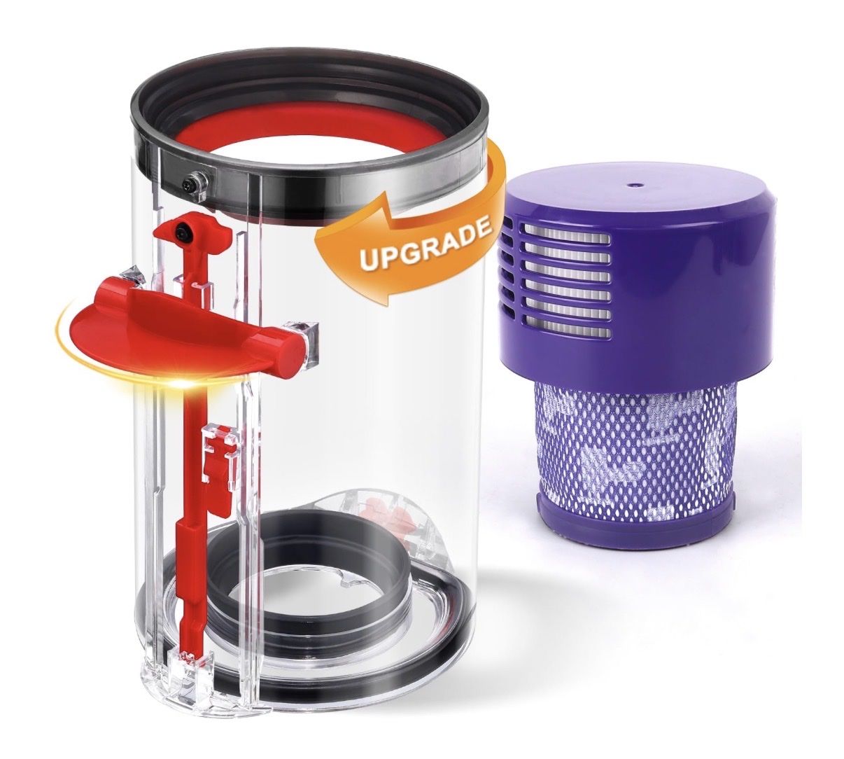 NEW! Dyson V10 Upgraded Dust Bin