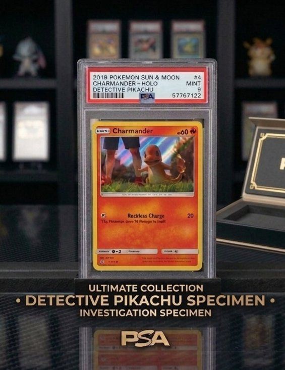 ​2019 Pokemon Detective Pikachu #4 Charmander HOLO
