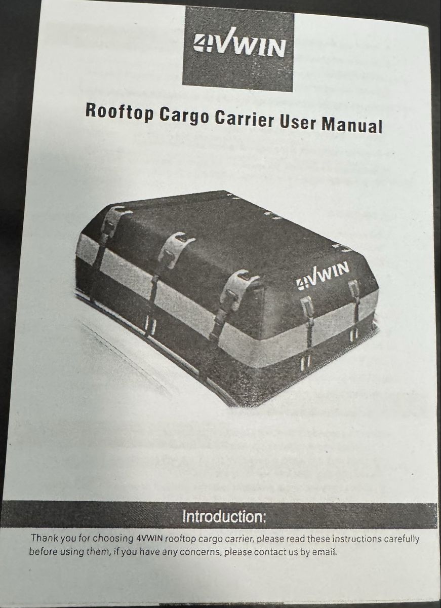 **NEW**Rooftop Cargo Carrier, 21 Cubic Feet Soft-Shell Waterproof Car Roof Luggage Bag
