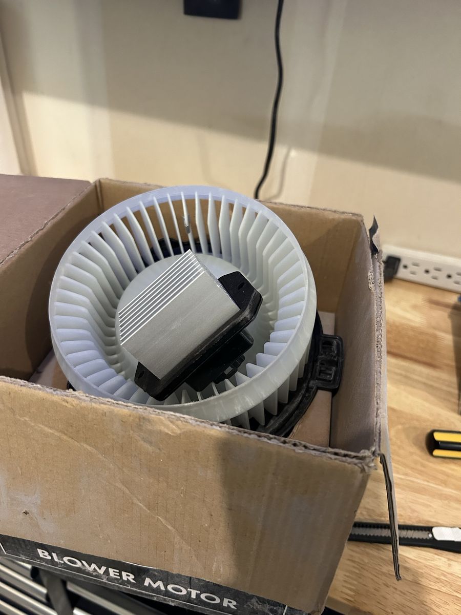 Blower motor & resistor FREE NEW