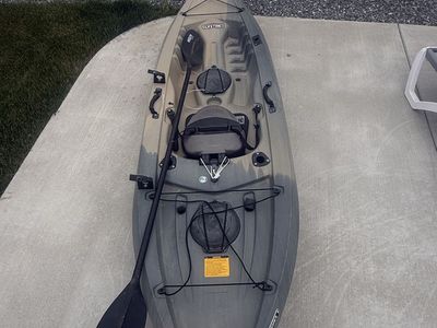 Lifetime Tamarack 10 ft Angler Kayak Sit-on-Top Fishing Kayak with Paddle