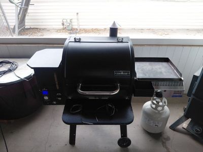 Camp Chef pellet smoker and grill with 16" griddle