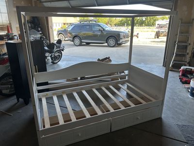 New Twin Canopy Bed Frame