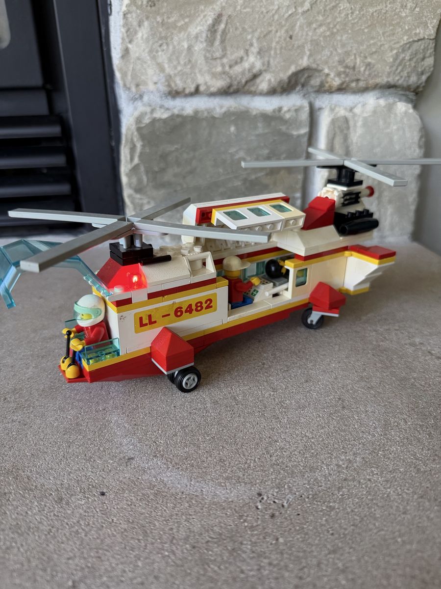 Lego Hospital Helicopter Antique Set 1989