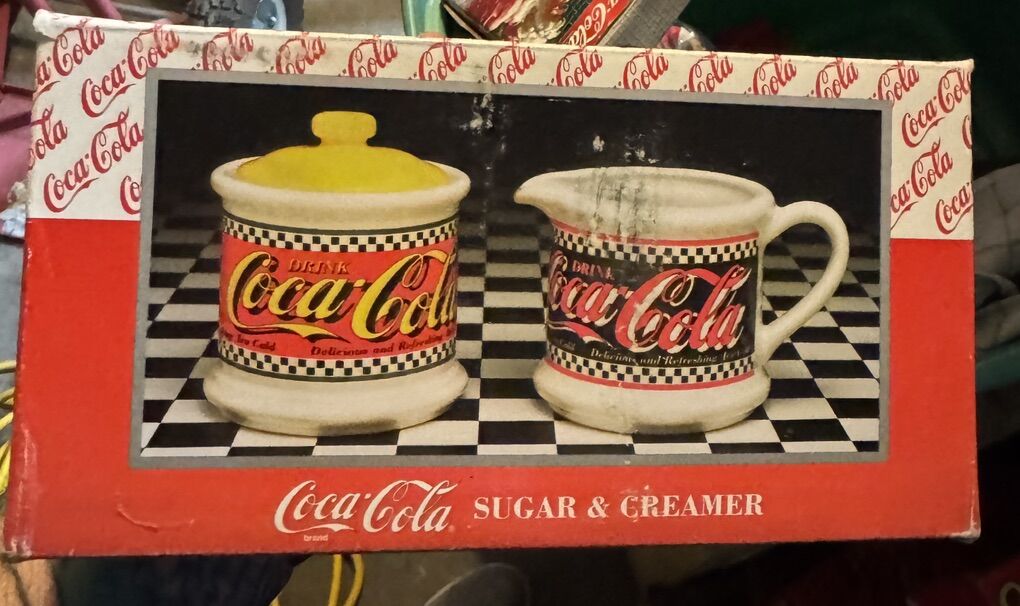 Coca-Cola Sugar And Creamer Jars