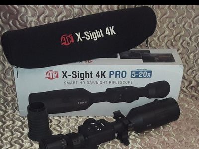 ATN X-Sight 4K Pro 5-20x Smart HD Day/Night Riflescope with IR850 Illuminator