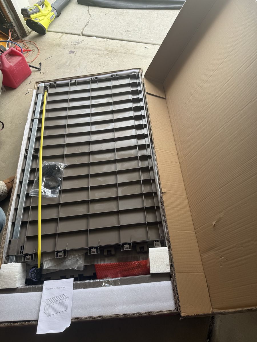 Outside/inside decorative storage