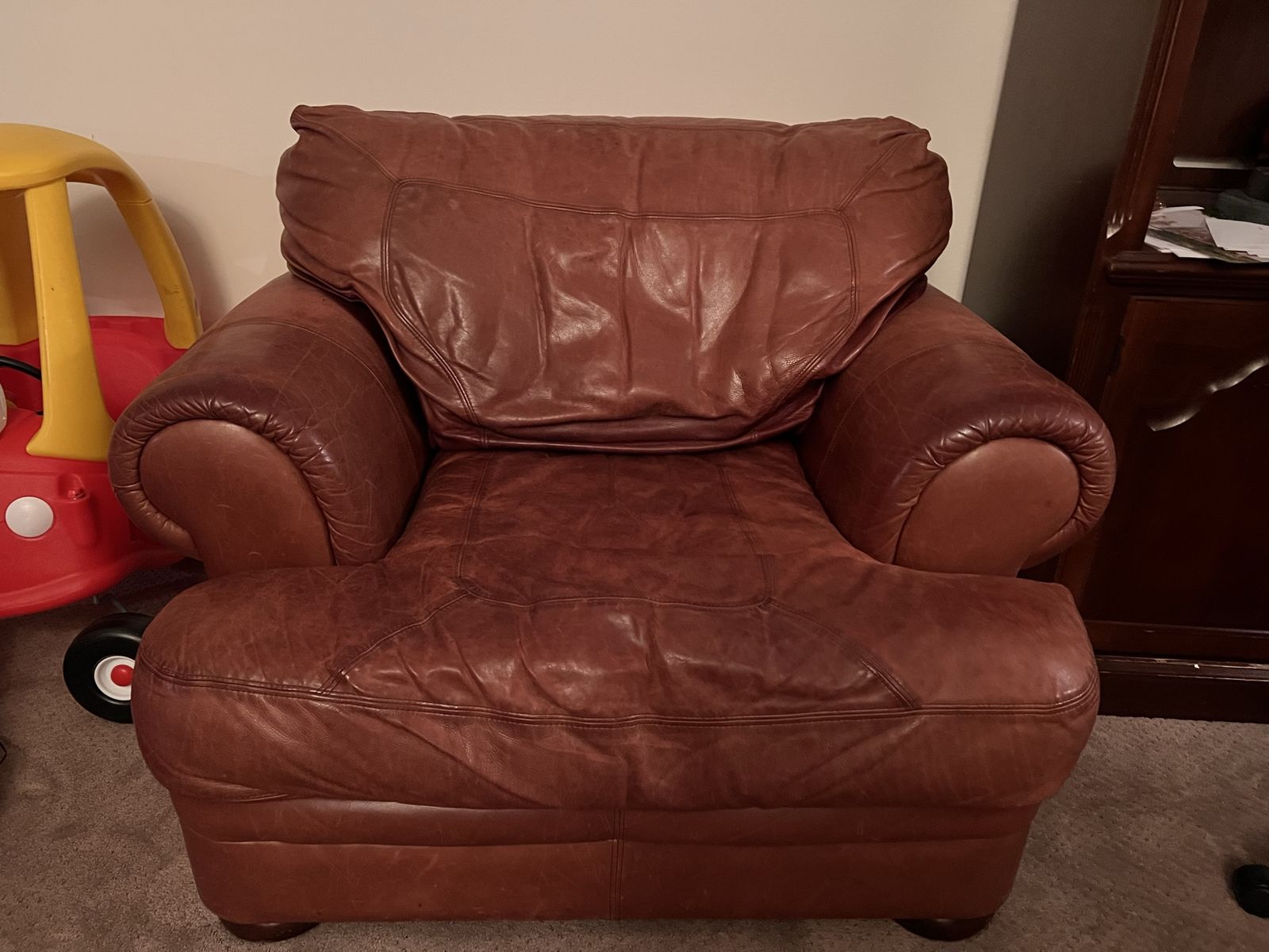 Leather couches