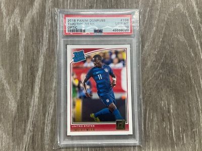 PANINI PSA GRADED TIMOTHY WEAH OPTIC CARD