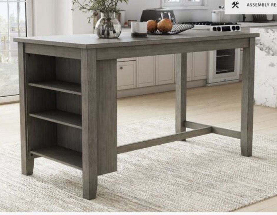 NEW-Ashley Counter Height Table