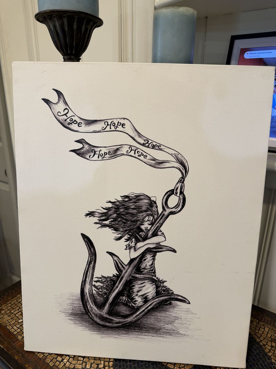 NEW ANCHOR OF HOPE CANVAS PICTURE