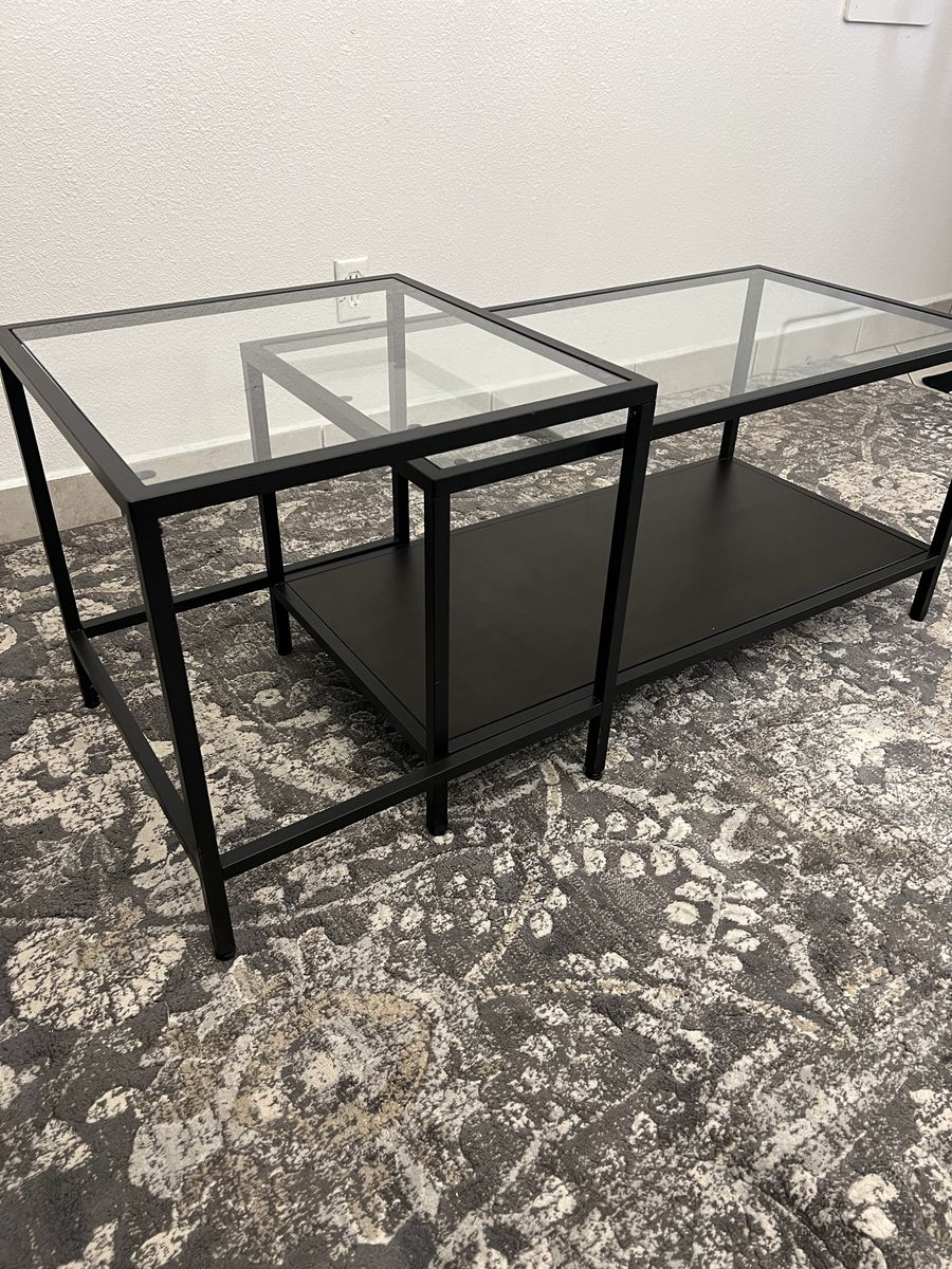 Tables - 4 Piece Glass Set