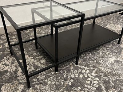 Tables - 4 Piece Glass Set