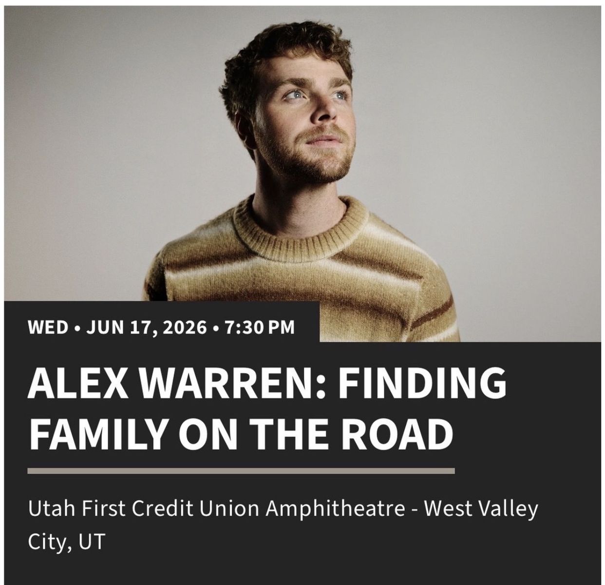 Alex Warren - 2 PIT tickets