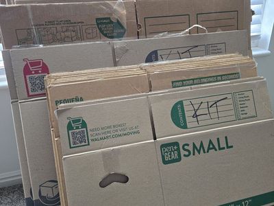 CLEAN Moving Boxes Bundle - Small, Medium, Large Sizes