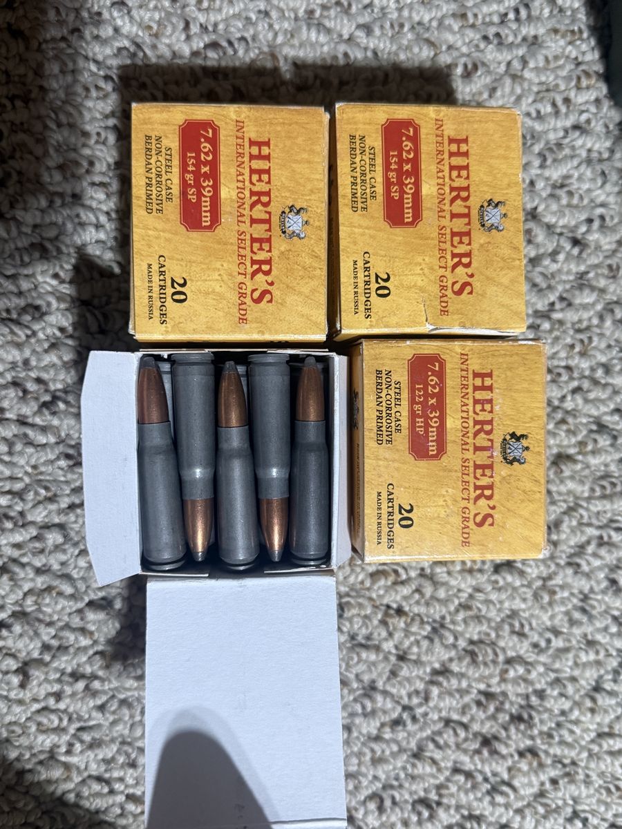 Herter's 7.62x39mm Ammunition Boxes - Steel Case