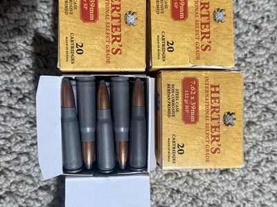 Herter's 7.62x39mm Ammunition Boxes - Steel Case