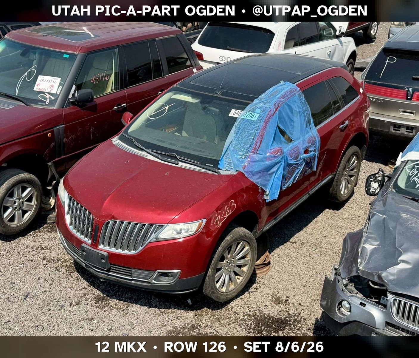 Just In! 2012 Lincoln MKX Parts - UTPAP Ogden