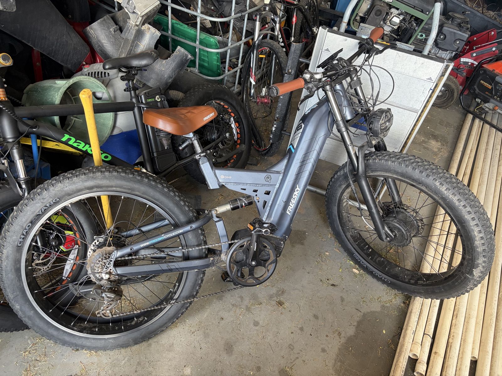 FREESKY Electric Fat Tire Mountain Bike - Used