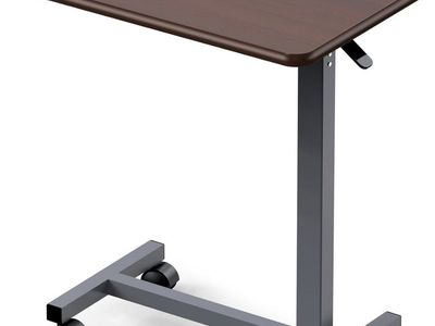 Adjustable Hospital Bedside Table