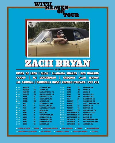 Zach Bryan - Heaven on Earth Tour