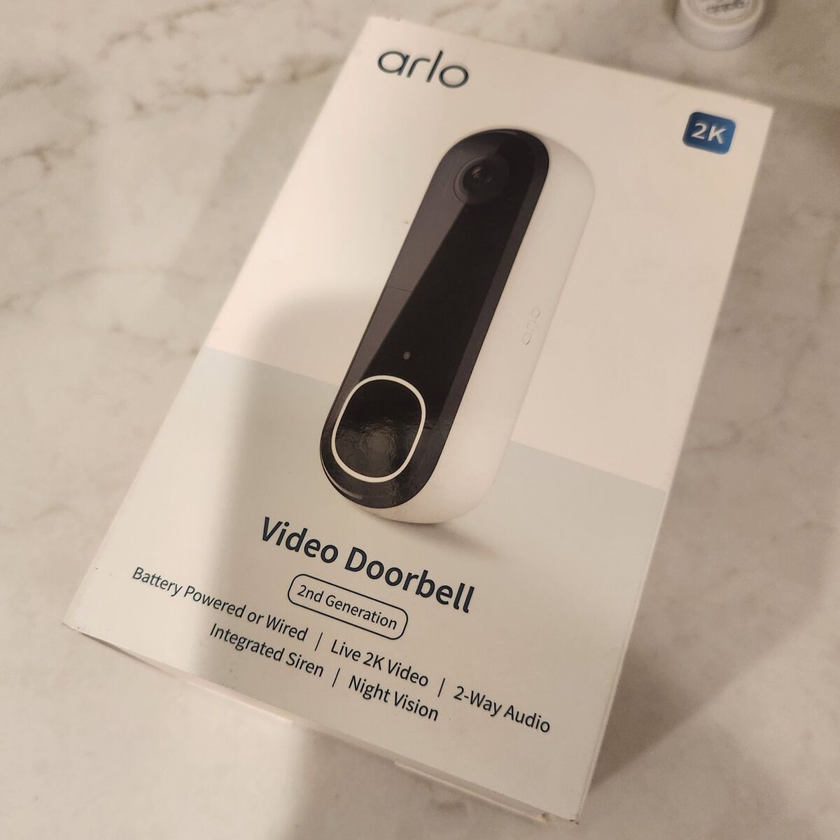 Arlo 2K security video doorbell wifi